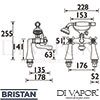 Bristan R TBSM C GEN1 Mixer Spare Diagram