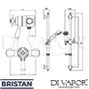 Bristan R2-SHXAR-C Spare Parts Diagram