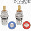 Zucchetti R9742P.9501 Quarter Turn Pair of Cartridges - Compatible Replacement