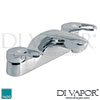 VADO Radius 2 Hole Bath Filler Deck Mounted Spare Parts