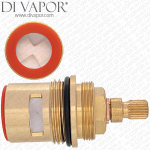 Clockwise Open Flow Cartridge for RAK Square Concealed 3 Handle Thermostatic Dual Control Shower Valve - RAKSHW3203S Compatible Spare