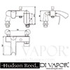 Hudson Reed Reign Mixer REI304 Spare