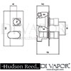 Hudson Reed Reign Shower Valve With Diverter Dimensions