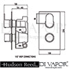 Hudson Reed Twin Valve With Diverter Dimension