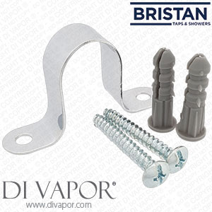 Bristan RET BKT C Barratts Shower Hose Retaining Bracket - Chrome Plated