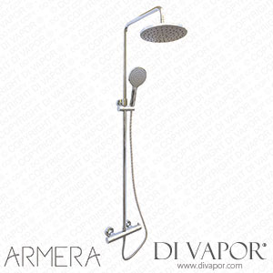 Armera RI.352.66.5 Rio Exposed Round 2 Outlet Thermostatic Valve Brushed Black Spare Parts