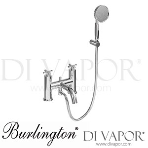 Burlington RIV4 CHR Riviera Bath Shower Mixer with Handset and Hose Kit Spare Parts