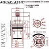 Rangemaster Aquaclassic Hot Tap Cartridge Diagram