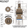 Rangemaster Belfast Bridge Traditional Tap Cartridge Diagram