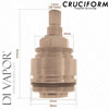 Rangemaster Cruciform Tap Cartridge Diagram