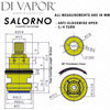 Rangemaster Ceramic Disc Tap Insert Salorno TSN1