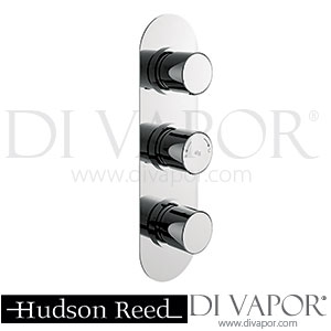 Hudson Reed Round Triple Concealed Thermostatic Shower Valve With Diverter - RNDTR03 Spare Parts