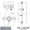 Bristan RO2-SHXAR-C Spare Parts Diagram