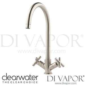 Clearwater RO2BN Rossi C Twin Lever Brushed Nickel Monobloc Kitchen Mixer Tap Spare Parts