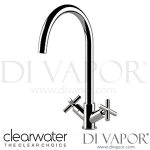 Clearwater RO2CP Rossi C Twin Lever Chrome Monobloc Kitchen Mixer Tap Spare Parts