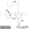 Bristan RS SNK EF C Mixer Spare Diagram
