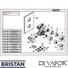 Bristan RS2 SHCDIV C Diverter Spare Tech Diagram