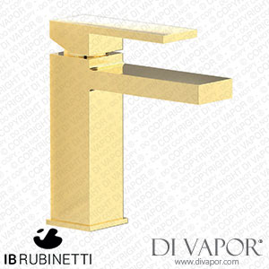 IB Rubinetti RU200II Rubacuori Monohole Washbasin Mixer Complete with Drain Spare Parts