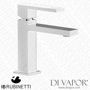 IB Rubinetti RU201CC Rubacuori Mini Monohole Washbasin Mixer Complete with Drain Spare Parts