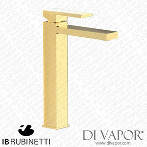 IB Rubinetti RU202II Rubacuori Tall Monohole Washbasin Mixer Complete with Drain Spare Parts