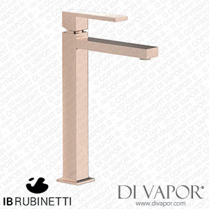 IB Rubinetti RU203RS Rubacuori Tall Mini Monohole Washbasin Mixer Complete with Drain Spare Parts