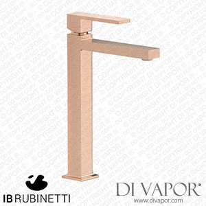 IB Rubinetti RU203SR Rubacuori Tall Mini Monohole Washbasin Mixer Complete with Drain Spare Parts