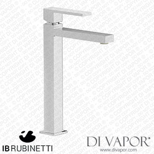 IB Rubinetti RU203SS Rubacuori Tall Mini Monohole Washbasin Mixer Complete with Drain Spare Parts