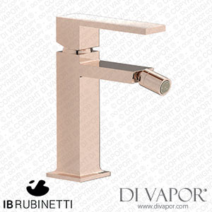 IB Rubinetti RU223RS Rubacuori Mini Monohole Bidet Mixer Complete with Drain Spare Parts