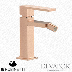 IB Rubinetti RU223SR Rubacuori Mini Monohole Bidet Mixer Complete with Drain Spare Parts