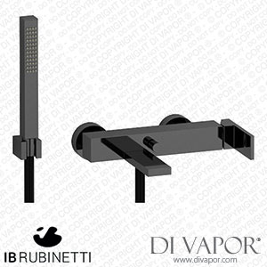 IB Rubinetti RU250CF Rubacuori Wall Mounted Bath Filler Complete with Shower Kit Spare Parts