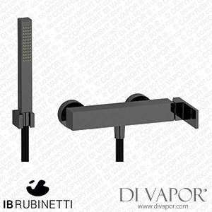 IB Rubinetti RU350CF Rubacuori Wall Mounted Shower Mixer with Shower Kit Spare Parts