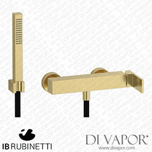 IB Rubinetti RU350IS Rubacuori Wall Mounted Shower Mixer with Shower Kit Spare Parts
