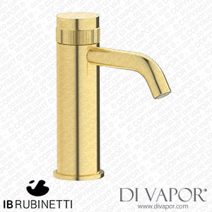 IB Rubinetti RX200IS Reflex Monohole Washbasin Hydroprogressive Mixer Complete with Drain Spare Parts