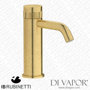 IB Rubinetti RX200ON Reflex Monohole Washbasin Hydroprogressive Mixer Complete with Drain Spare Parts