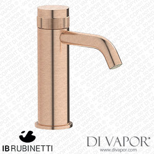 IB Rubinetti RX200SR Reflex Monohole Washbasin Hydroprogressive Mixer Complete with Drain Spare Parts