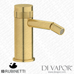 IB Rubinetti RX220ON Reflex Monohole Bidet Hydroprogressive Mixer Complete with Drain Spare Parts