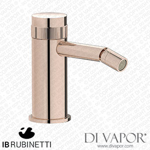 IB Rubinetti RX220RS Reflex Monohole Bidet Hydroprogressive Mixer Complete with Drain Spare Parts