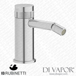 IB Rubinetti RX220SS Reflex Monohole Bidet Hydroprogressive Mixer Complete with Drain Spare Parts