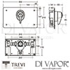 Trevi Trevi CTV Lever Thermostatic Shower Valve Mounted In Box Dimensions
