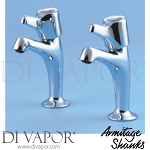 Armitage Shanks Millenia Q/T Pair Quarter Turn High Neck Sink Taps Spare Parts S7020AA GEN1