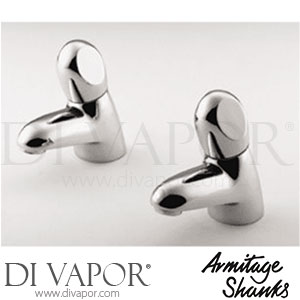 Armitage Shanks Accolade Chrome Q/T Pair Quarter Turn Bath Taps Spare Parts S7022AA GEN1