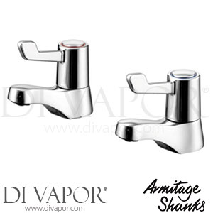 Armitage Shanks Sandringham Lever Pair Quarter Turn Basin Taps Lever Handles Spare Parts S7096AA GEN1