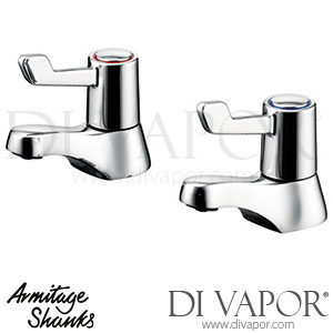 Armitage Shanks S7097AA Sandringham Lever Pair Quarter Turn Bath Taps with Lever Handles Spare Parts