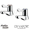 Armitage Shanks Sandringham Lever Pair Quarter Turn Bath Taps Handles Spare Parts