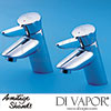 Armitage Shanks Nuastyle Pair Bath Taps Anti Vandal Indices Handles Spare Parts