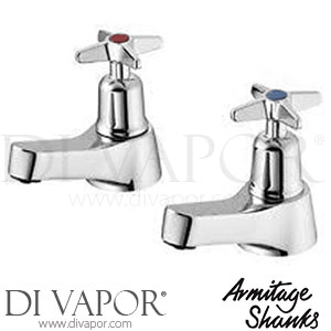 Armitage Shanks Sandringham Crosshead Pair Standard Bath Taps Spare Parts S7132AA GEN1