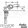Armitage Shanks S7355AA Spare Diagram