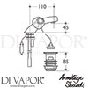 Armitage Shanks S7365AA GEN1 Mixer Spare Diagram