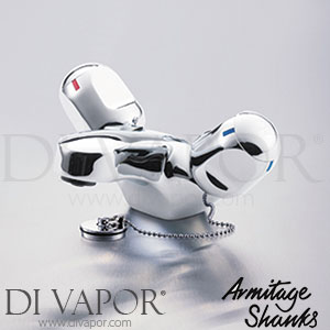 Armitage Shanks S7372AA Sandringham STD Dual Control Basin Mixer with Pop-Up Waste - Chrome Handles - Spare Parts