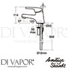Armitage Shanks S7373AA GEN1 Mixer Spare Diagram